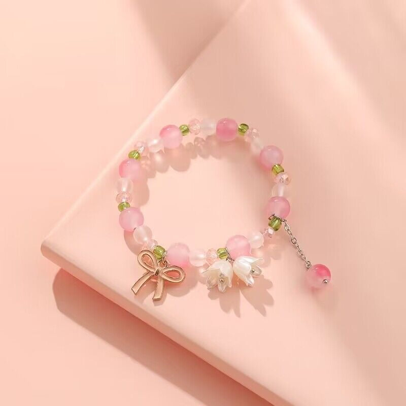 BL006-Glass Bead Bracelet