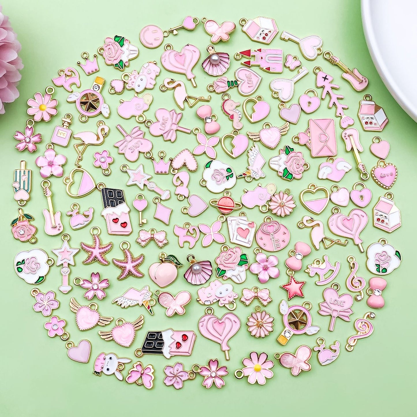 CM002-Fashion Mini Mix Pendant Charm