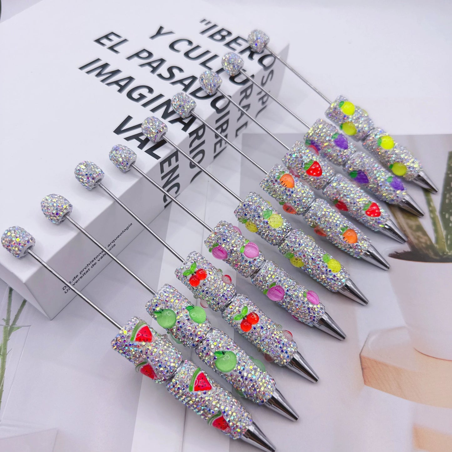 DP003-Artificial Diamond Beaded Pen