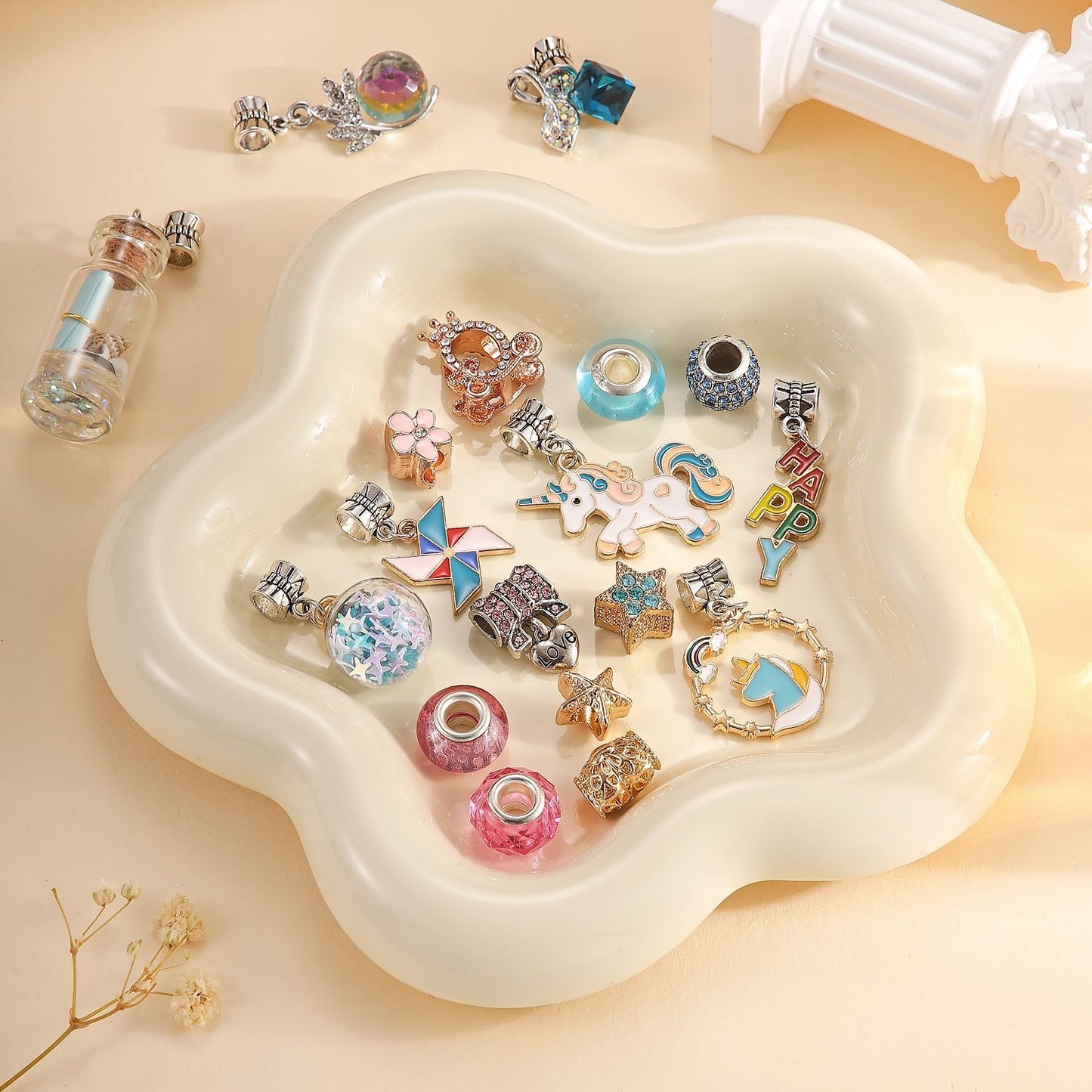 BD007-Dora Beads for Dora Bracelet