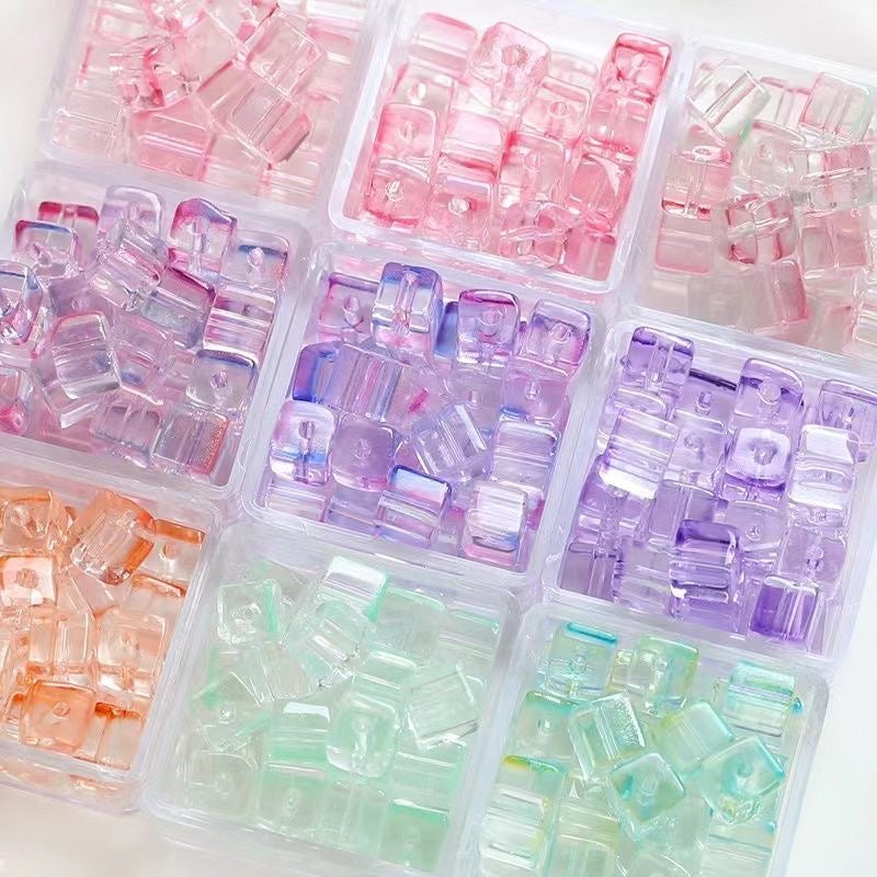 BD006-Colored Glaze Beads