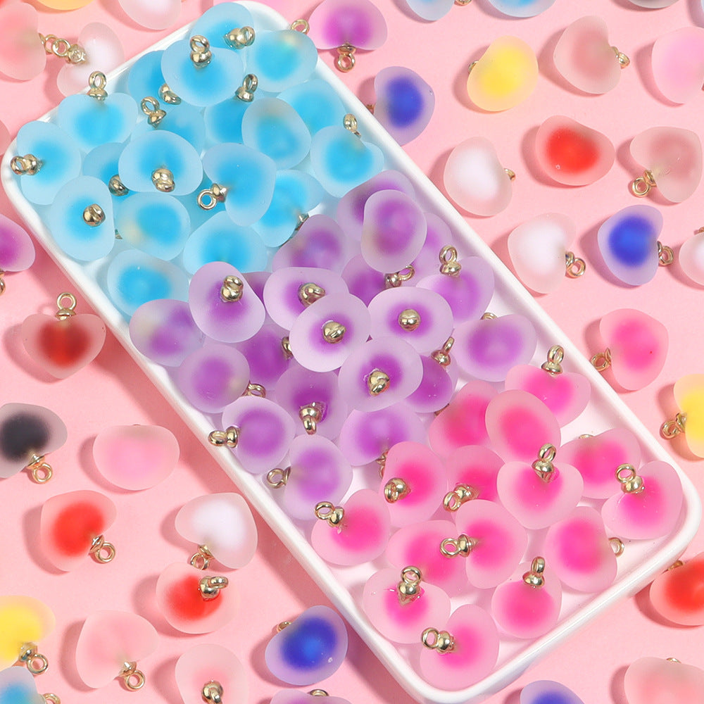 CM001-Heart Bead-in-Bead Charm