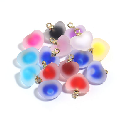 CM001-Heart Bead-in-Bead Charm