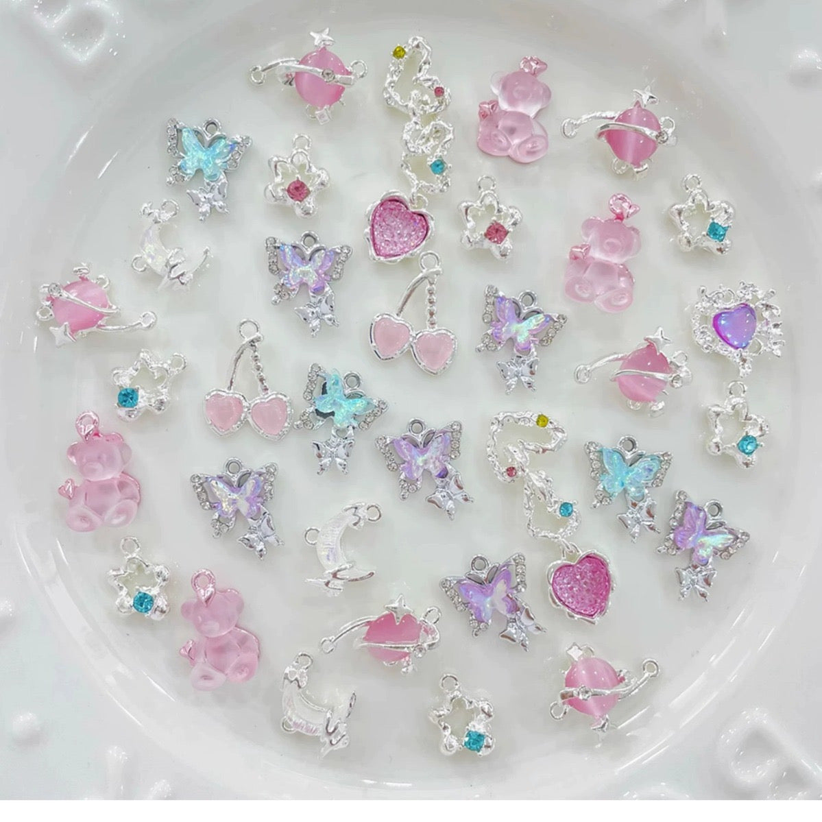 CM004-Fashion Mini Mix Pendant Charm