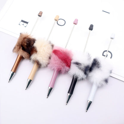 DP002-Fuzzy Beaded Pen