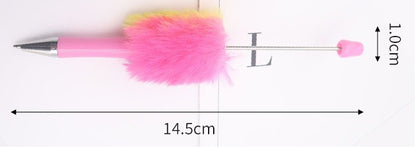 DP002-Fuzzy Beaded Pen